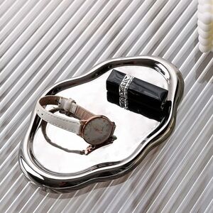 Jewelry Tray Holder, Chubby Ceramic Cloud Shape